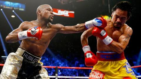 Floyd Mayweather Announces Rematch with Manny Pacquiao