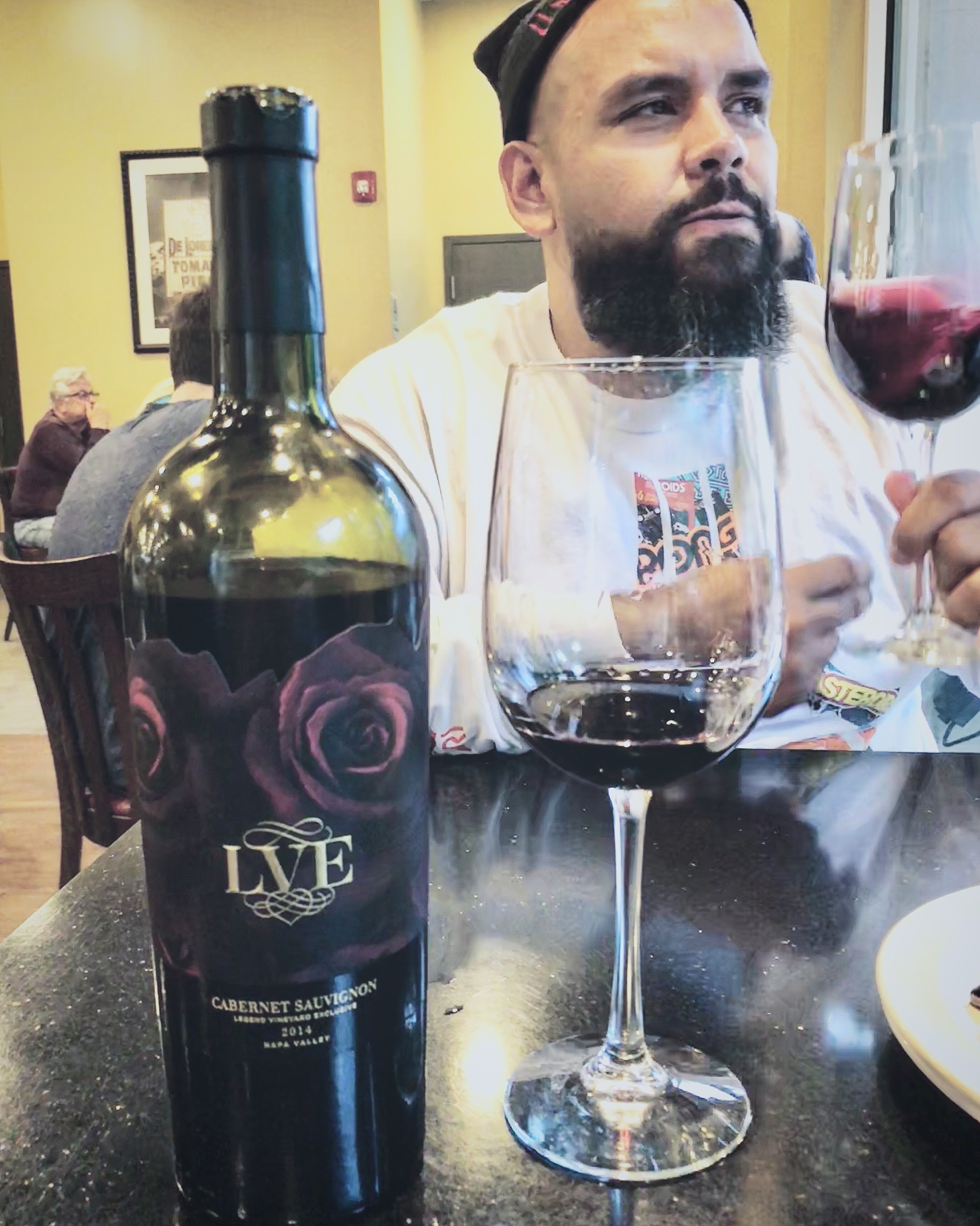 Vintage Flows: Save Room for His LVE: A Legends Wine Review