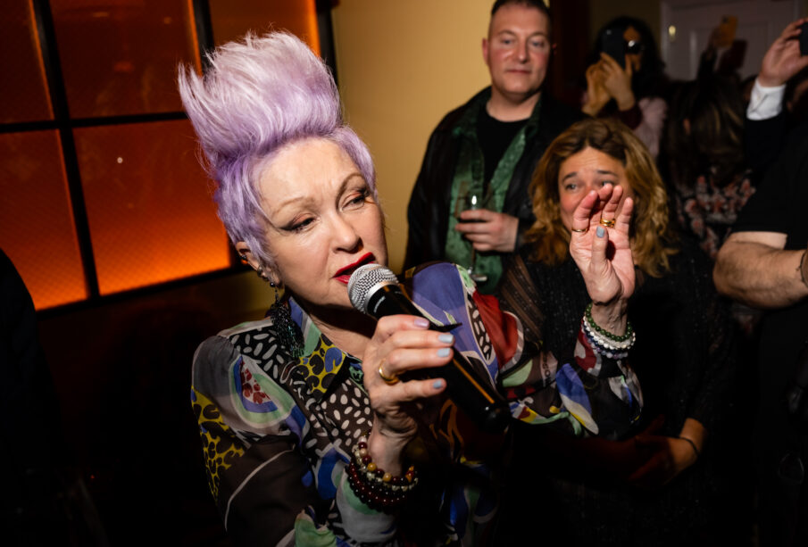 Cyndi Lauper Celebrates "Let The Canary Sing"